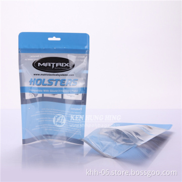 High quality stand up ziplock phone accessories packaging bag
